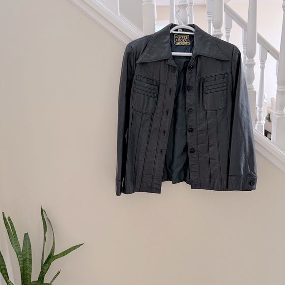 Vintage Napa Leather Coat - Picture 2 of 10